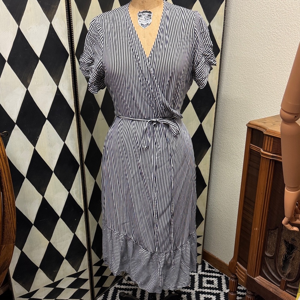 Lindy Boo Nautical Lightweight Wrap Dress